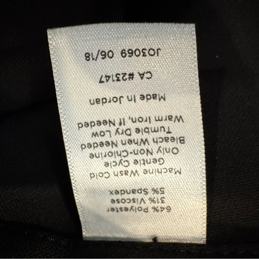 Talbots Black Tailored Trousers